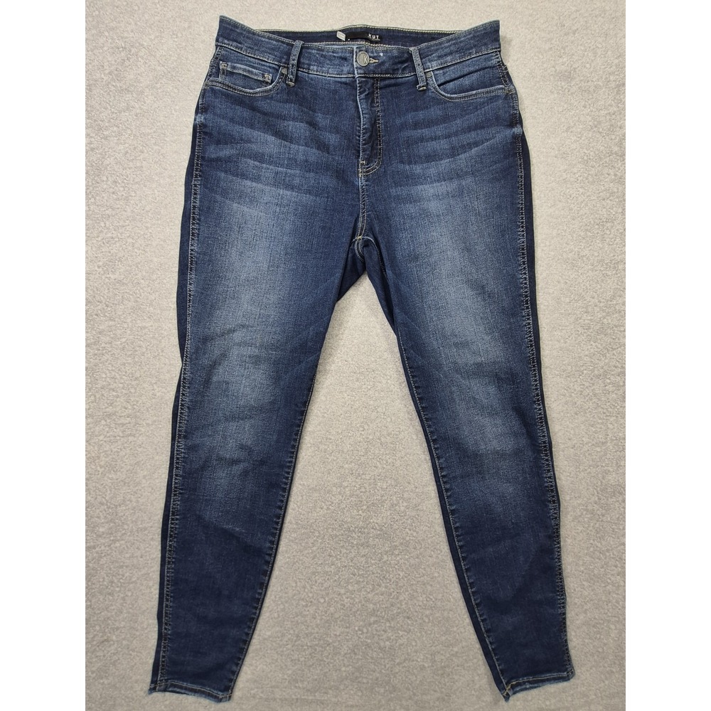 KUT FROM THE KLOTH MIA TOOTHPICK SKINNY Women's High Rise STRETCHY Jeans Sz 14W